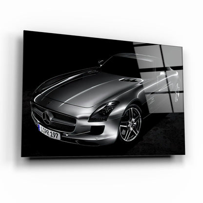 Mercedes-Benz SLS AMG Tableau en Verre Trempé