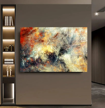 Abstract Colorful Glass Wall Art - LUXARTDECO