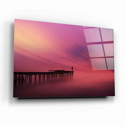 Sea Bridge Glass Wall Art - LUXARTDECO