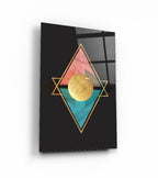 Abstract Glass Wall Art