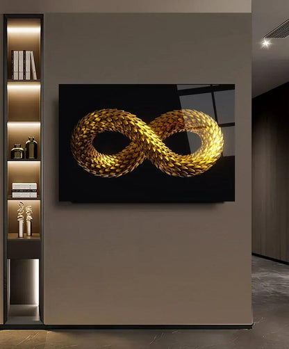 Infinity Glas Wall Art - LUXARTDECO