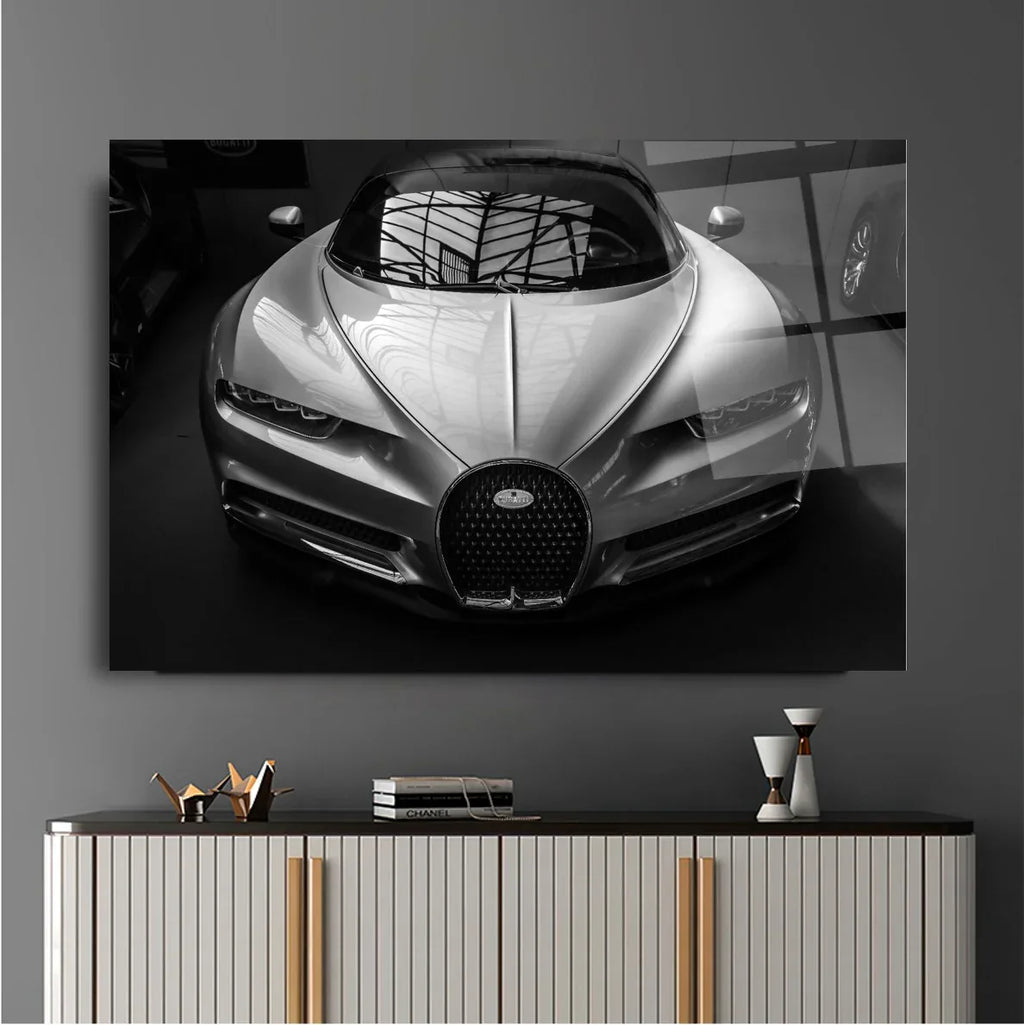Bugatti Glass Wall Art - LUXARTDECO