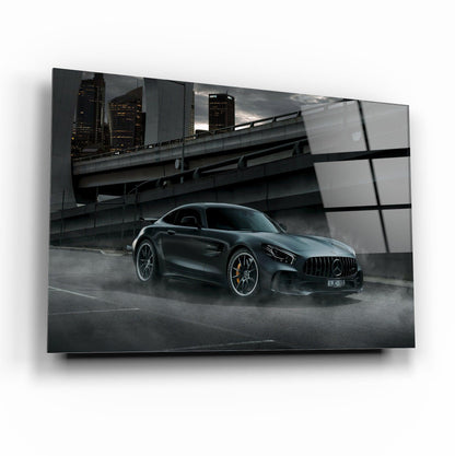Mercedes-AMG GT R Glass Wall Art