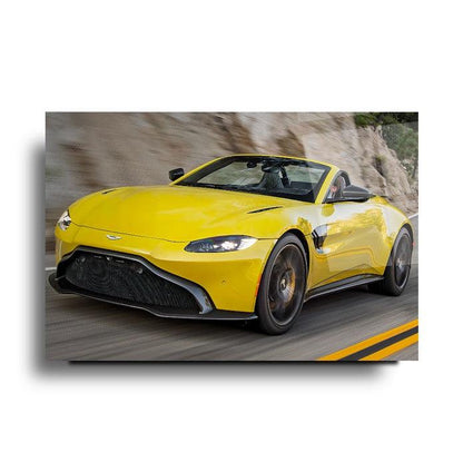 Aston Martin Glass Wall Art
