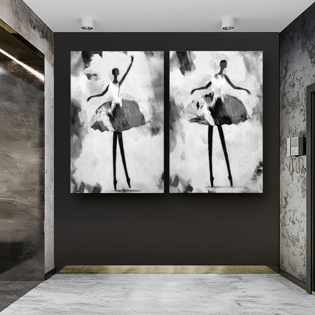 Décoration murale en verre Ballerine 