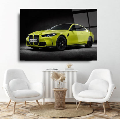 BMW M4 Competition Coupé Quadro in Vetro Temperato