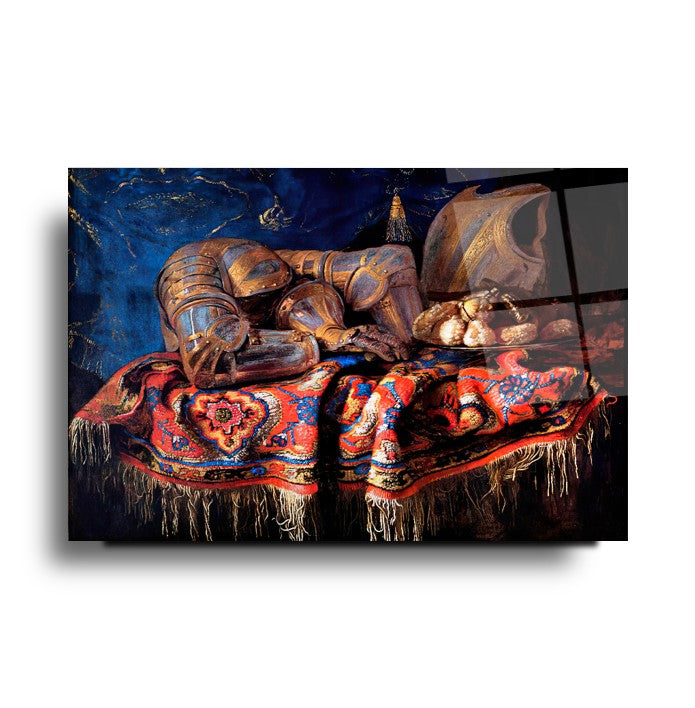 Art mural en verre à thème rétro