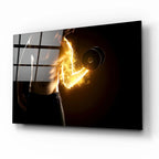 Fitness Man Glass Wall Art - LUXARTDECO