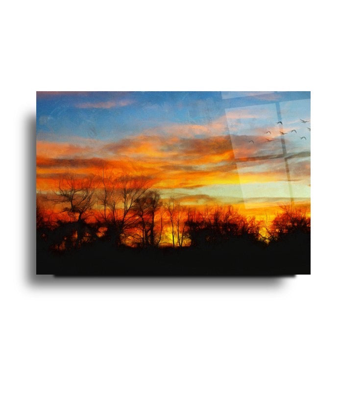 Tableau en verre trempé