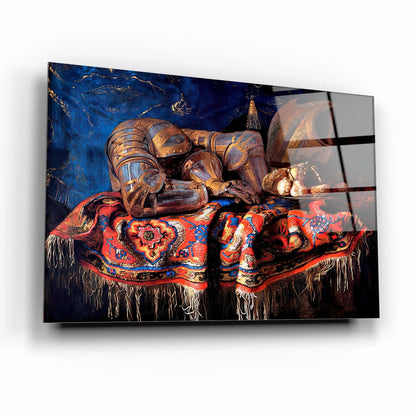 Retro Theme Glass Wall Art - LUXARTDECO
