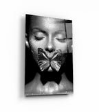 Woman Glass Wall Art