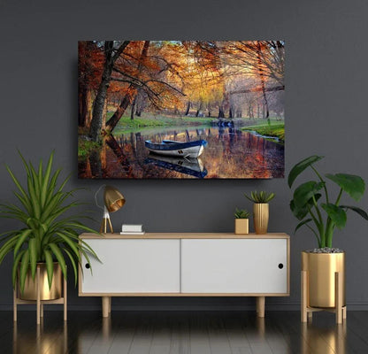 Lake Glass Wall Art - LUXARTDECO