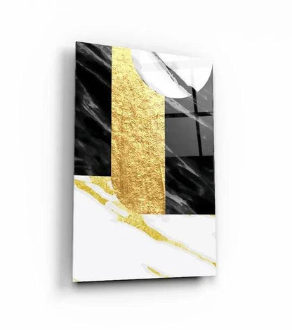 Marble Duo Glass Wall Art Set - LUXARTDECO