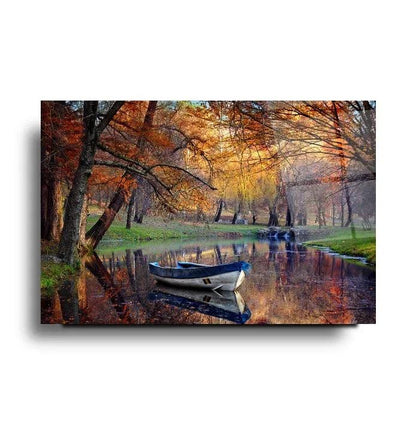 Lake Glass Wall Art - LUXARTDECO