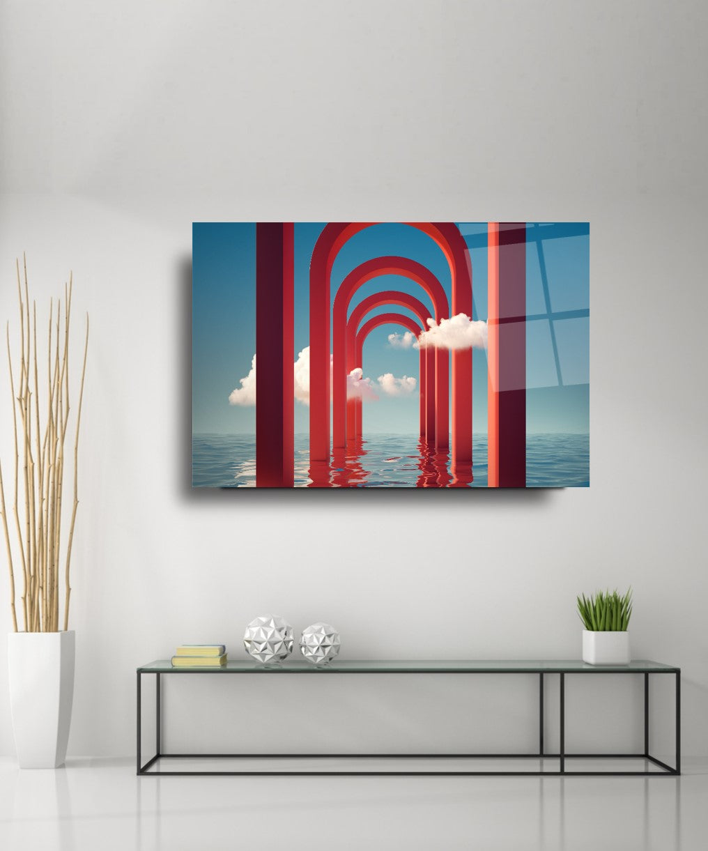 Abstract Sea Glass Wall Art