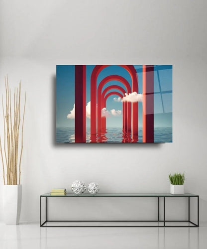 Abstract Sea Glass Wall Art - LUXARTDECO