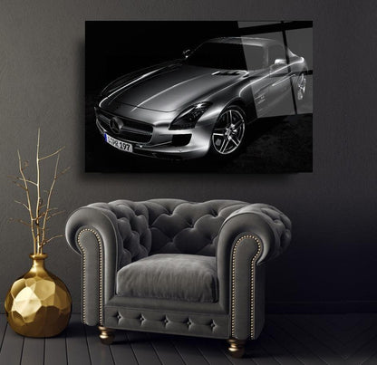 Mercedes-Benz SLS AMG Tableau en Verre Trempé