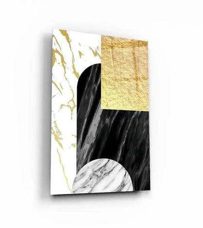 Marble Duo Glass Wall Art Set - LUXARTDECO