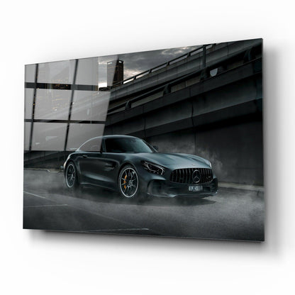 Mercedes-AMG GT R Glass Wall Art