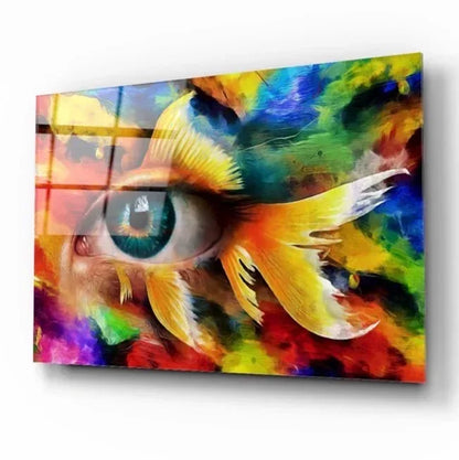 Colorful Eye Glass Wall Art - LUXARTDECO