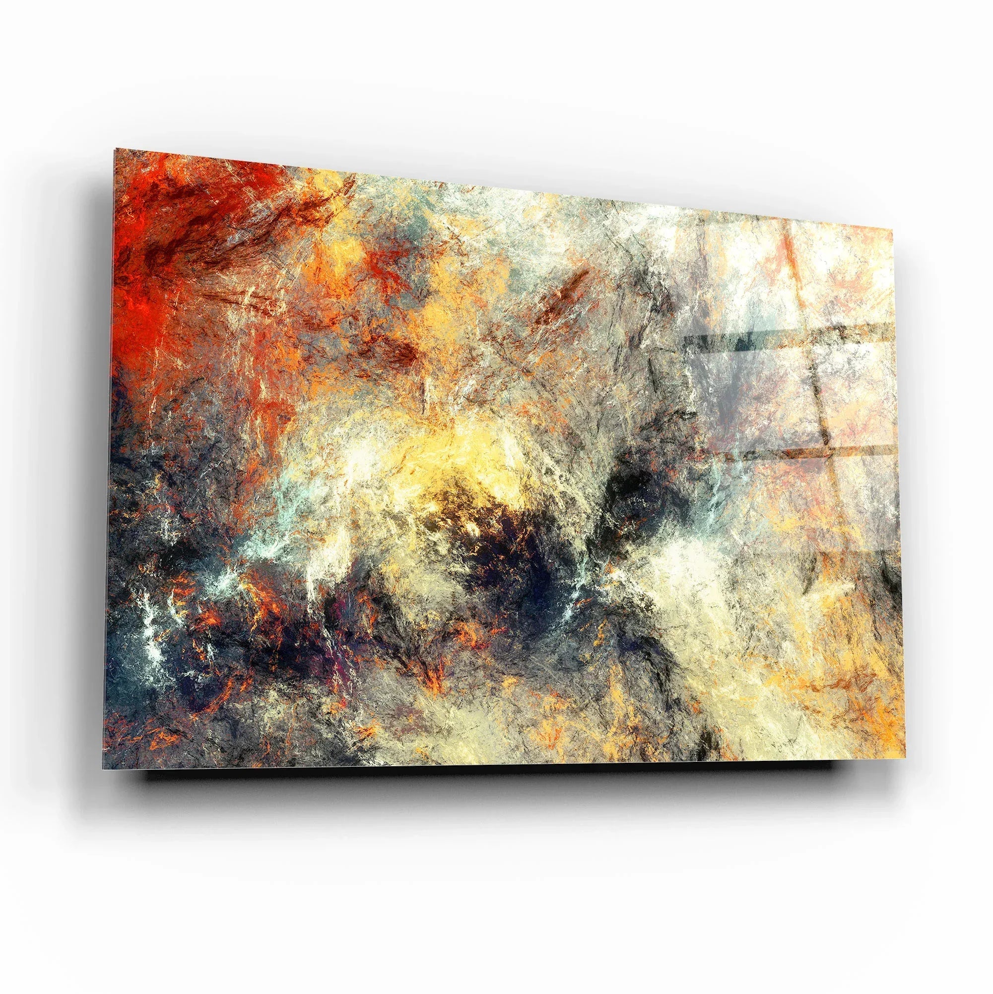 Abstract Colorful Glass Wall Art - LUXARTDECO