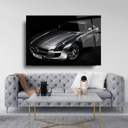 Mercedes-Benz SLS AMG Tableau en Verre Trempé