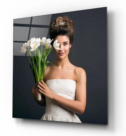 Square Custom Print on Glass - LUXARTDECO